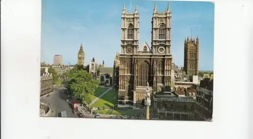 BF24979 westiminster abbey london united kingdom front/back image