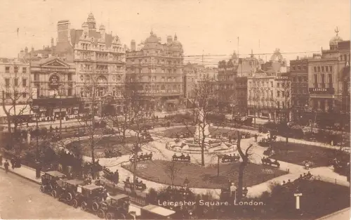 BF34098 leicester square london uk front/back scan