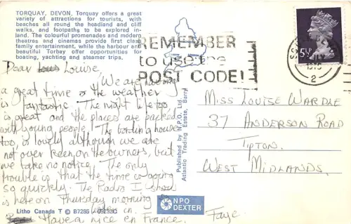 US68 UK England Devon Torquay Multi View Fountain