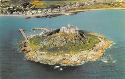US72 UK England St. Michael's Mount Marazion Aerial