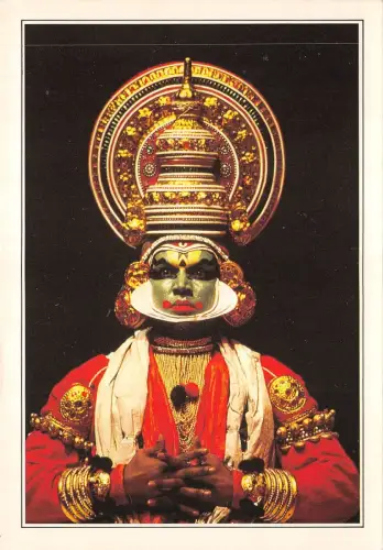 BF389 Kerala Schauspieler Typen Folklore Kostüme Indien