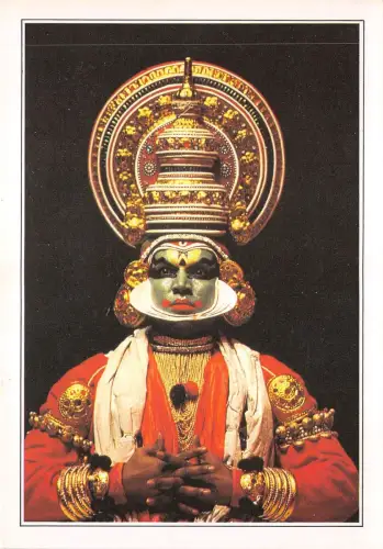 BF390 Kerala Schauspieler Typen Folklore Kostüme Indien