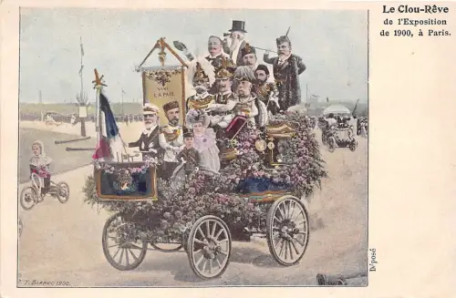 B91609 der Traumnagel t bianco 1900 Gemälde Postkarte Russland Königtum