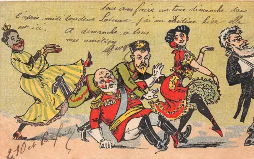 B91598 Comics Tanz Russland Königtum