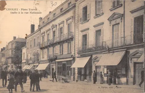 US2004 France Cholet Place Travot Suite a la Rue Nationale