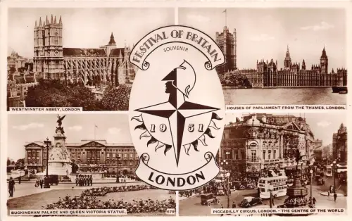 US45 UK England Festival of Britain London 1951 Multi View