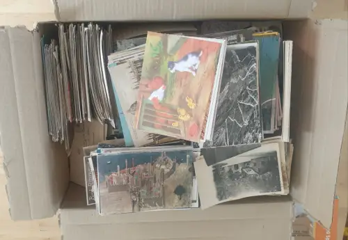 Lot 100 Postkarten ALLE vor 1990 gebraucht/unbenutzt Super Wert