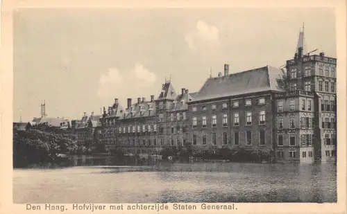 BR95662 den haag hofvijver met achterzijde staten generaal netherlands