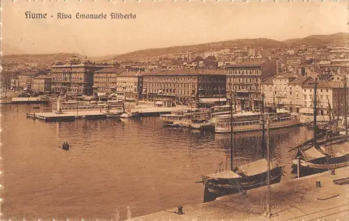 BG19174 fiume rijeka riva emanuele filiberto croatia