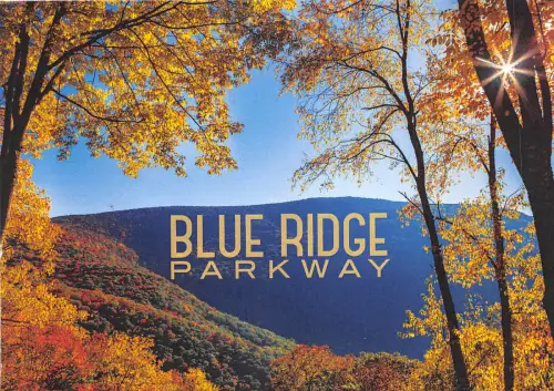 US10 USA Blue Ridge Parkway 2020 Stars and Stripes Stempel