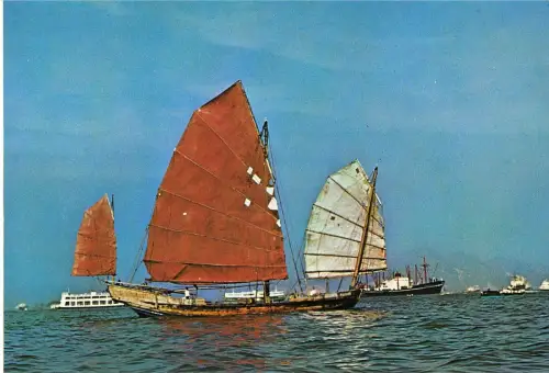 BR100576 Chinesischer Trödel Moderne Gebäude in Kowloon China Hongkong