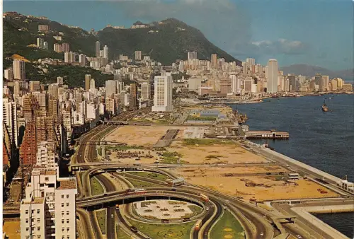 BR100593 Tiger Balsam Garten Richtung Victoria City China Hongkong