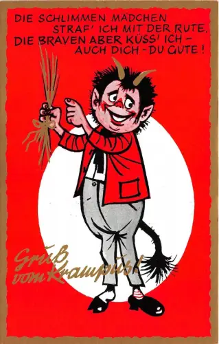 B91733 krampus der teufel weihnachten germany