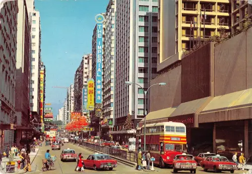 BR99363 Hong Kong Festival Tsim Sha Tsui Kewleen Porzellan Doppeldecker Buswagen