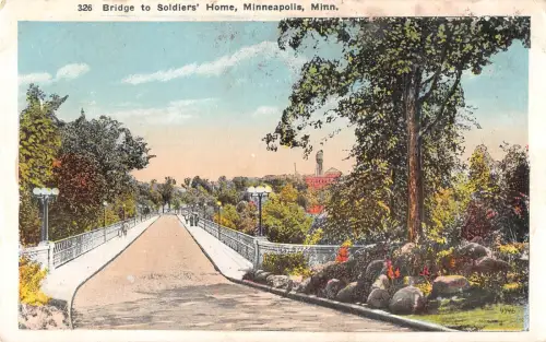BR101253 Brücke zum Soldatenheim Minneapolis Minn USA