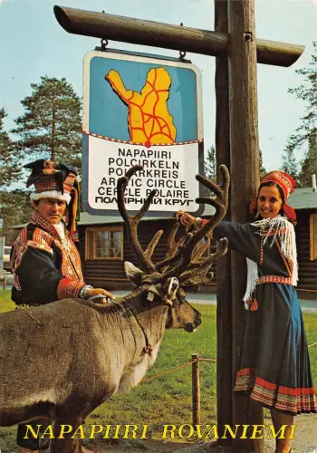 US4619 Rovaniemi Napapiirin Maja, Polarkreis Napapiiri Rovaniemi Finnland