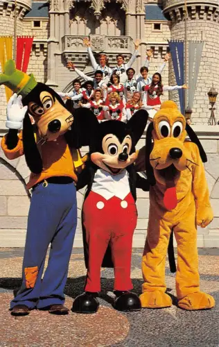 US3001 Kinder und Figuren, Kingdom Walt Disney World mickey pluto goofy