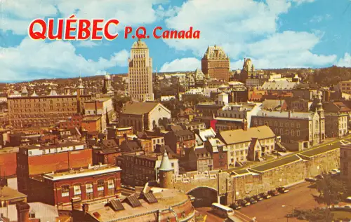 US4890 Kanada Quebec Teilansicht der alten Hauptstadt