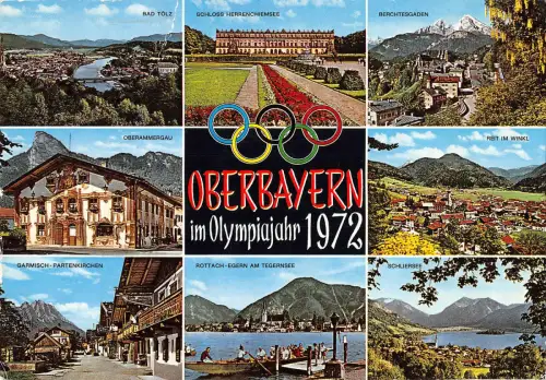 US4314 Deutschland Oberbayern im Olympiade 1972 Bad Tolz Schloss, Reit im Winkl See