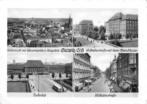 BG19970 gleiwitz o s bahnhof wilhelmstrasse Gleiwitz Polen
