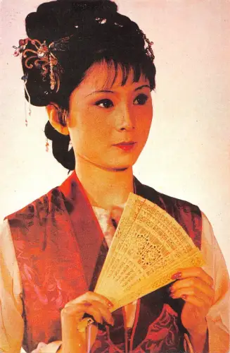 BR102783 Qing Wen Geisha Typen Folklore Kostüme Porzellan