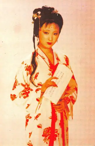 BR102777 Lin Dai Yu Geisha Typen Folklore Kostüme Porzellan