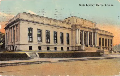 BR95416 State Library Hartford Conn USA
