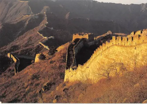 BR100912 die große Mauer bei Mutianyu in Sunset China