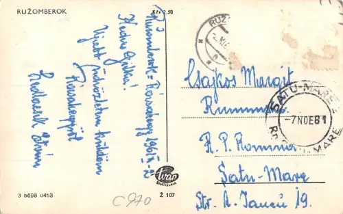C0970 Slowakei Ruzomberok Rosenberg Rozsahegy Echtfoto