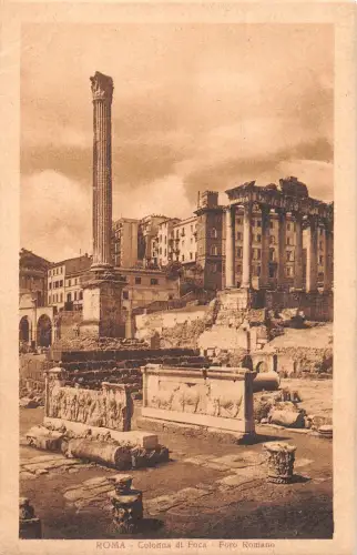 BR93374 roma colonna di foca foro romano italy