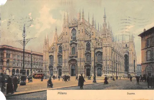 B23531 Milano Duomo Italien Eckschnitt