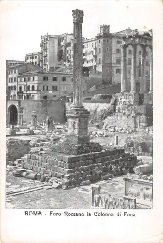 BR93371 roma foro romano la colonna di foca italy