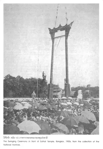 BR98958 The Swinging Ceremony Suthat Tempel Bangkok Thailand
