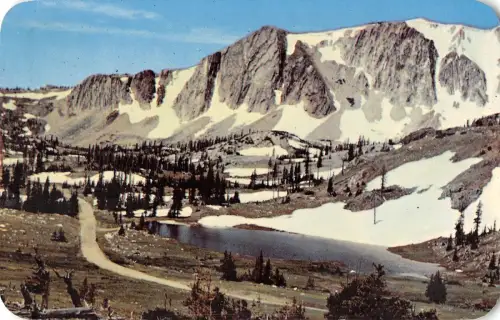 BR102041 snowy ange country in medicine bow national forest wyo usa