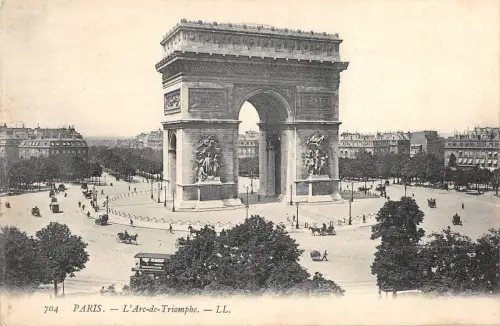 BR93294 paris l arc de triomphe france