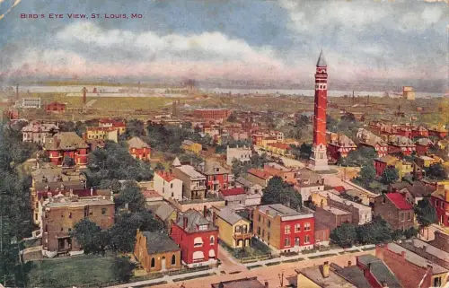 BR95293 Vogelperspektive St Louis Mo USA