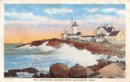 BR100508 the lighthouse east point gloucester mass usa