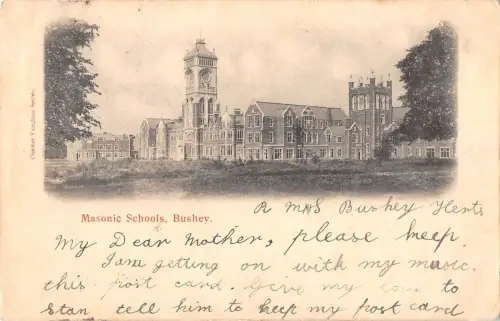 BR81474 Freimaurerschulen Bushey UK