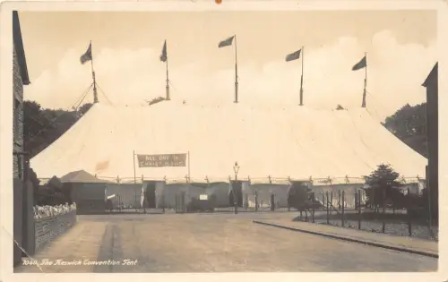 uk40154 keswick convention tent real photo uk religion london