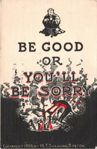 Lot163 be good or you lll be sory religiös boston usa devil hell fantasy krampus