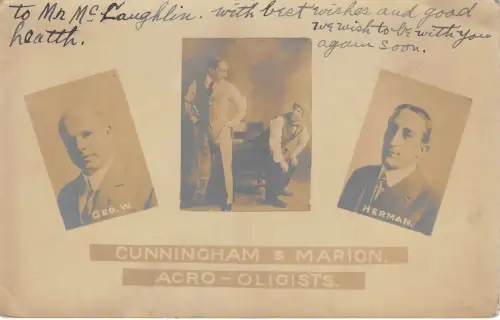 br109172 cunningham and marion uk southsea Acro Oligists Herman