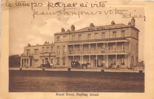 Lot374 UK Royal Hotel Hayling Island Havant Hampshire Portsmouth nach Dieppe gesendet