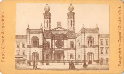 B23703 Judaica Sinagoga Synagoge Pest Pesta Budapest Ungarn FOTO 10x7 cm