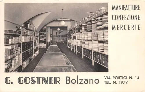 lot385 Italien Shop Bozen Bozen G Gostner via portici mercerie