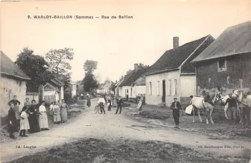 lot386 Warloy Baillon somme france rue de Ballon 