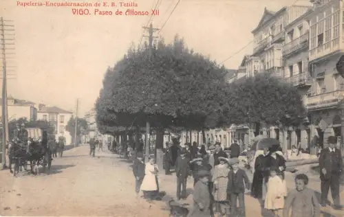 lot386 Spanien Vigo Paseo de Alfonso animiert 