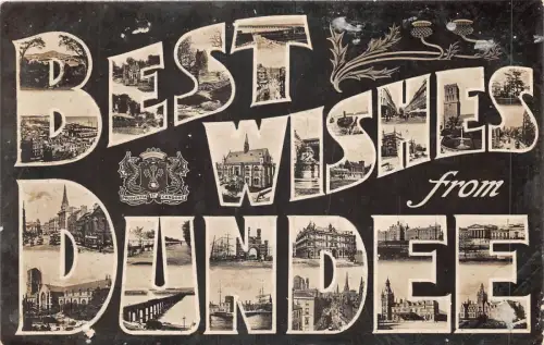 lot387 Schottland Neuheit beste Wünsche aus Dundee