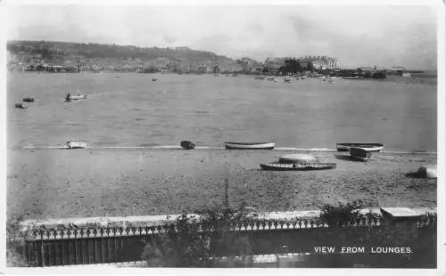 lot400 Lounges shaldon undercliff hotel real photo devon uk