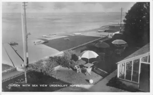 lot400 shaldon devon undercliff hotel real photo uk