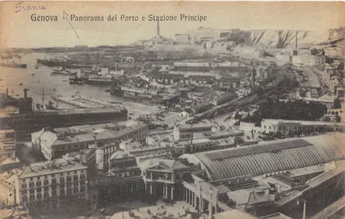 lot403 italien genua genua hafen und bahnhof